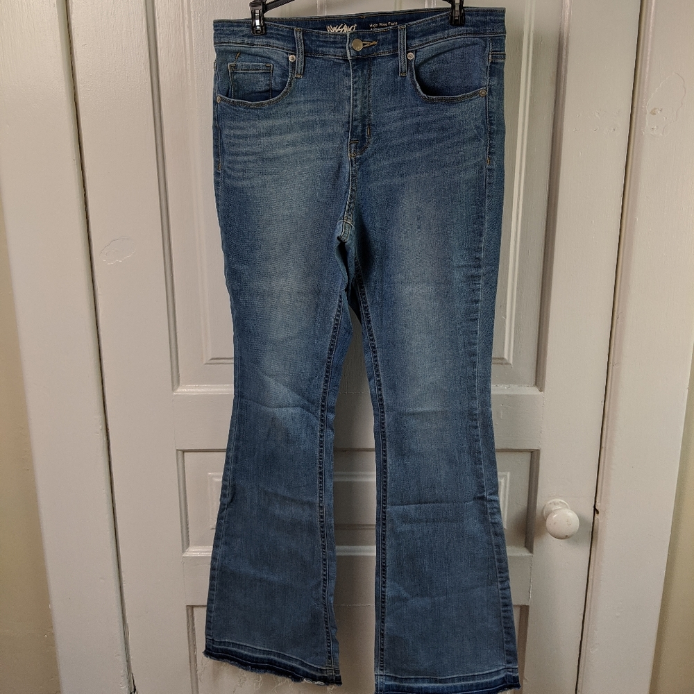 High-rise Flare Jeans (Extra Long)